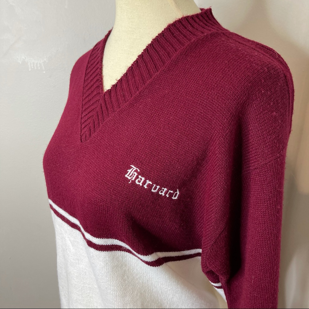 Authentic Vintage Harvard Sweater Rare